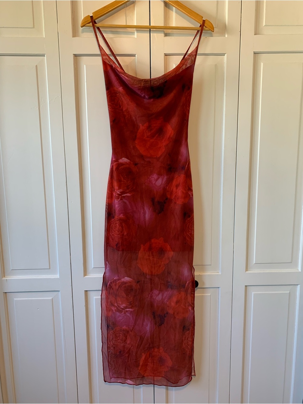 🌹 Sexy Red Rose Dress